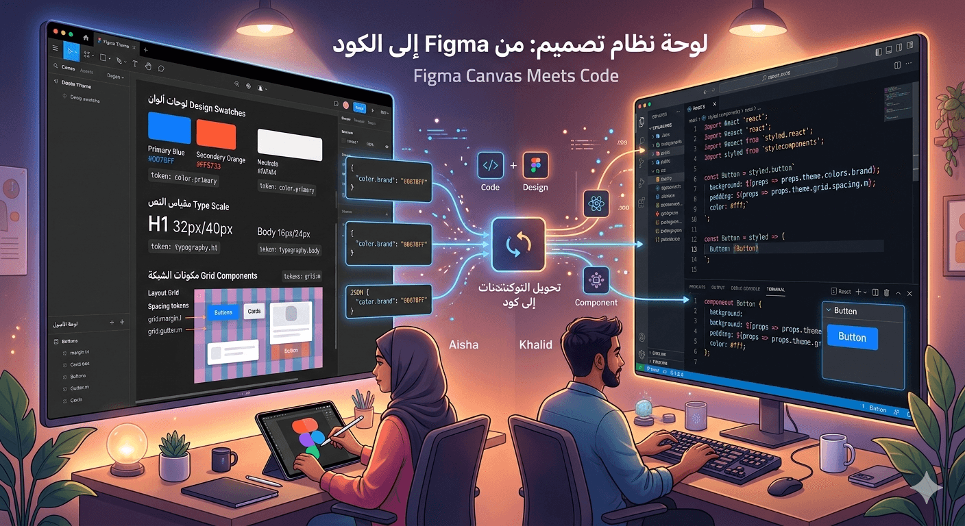 نظام تصميم تستخدمه فعلاً