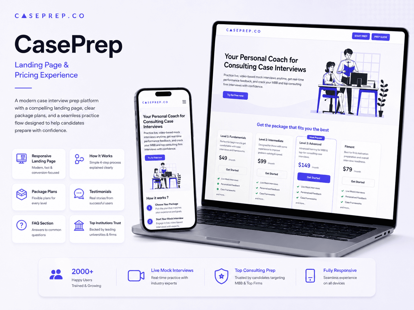 CasePrep — screen 1